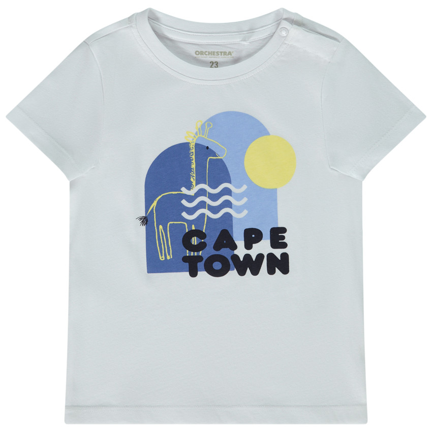 T-shirt manches courtes print fantaisie pour bébé garçon 