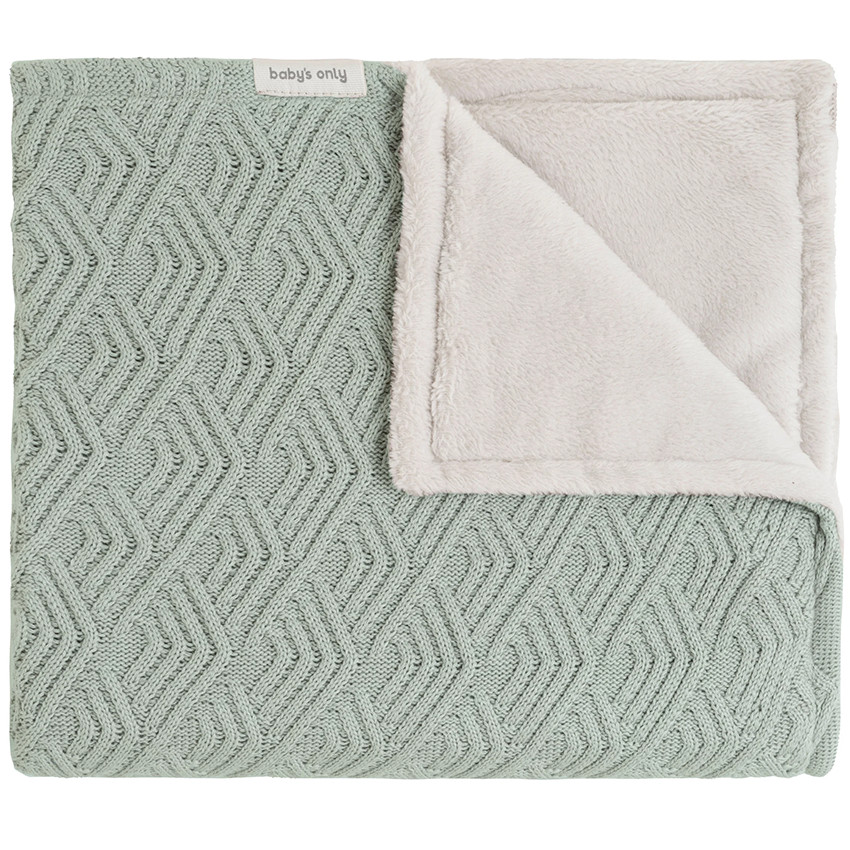 Couverture lit bébé Sierra - Laurel Green - 100x135 cm 