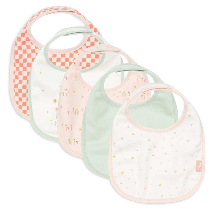 Waterdichte slabbetje van jersey 5 STKS Pretty Picnic 