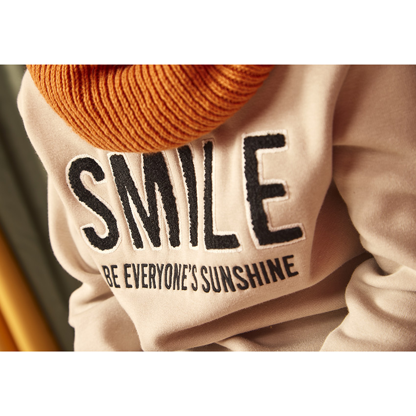 Sweatshirt in fleece met fantasieprint voor jongens 