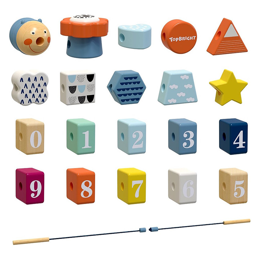 Educatief speelgoed Houten Multifunctionele Duizendpoot 18M+ 