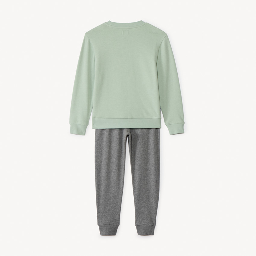 Jogging set met bedrukt sweatstof voor jongens 