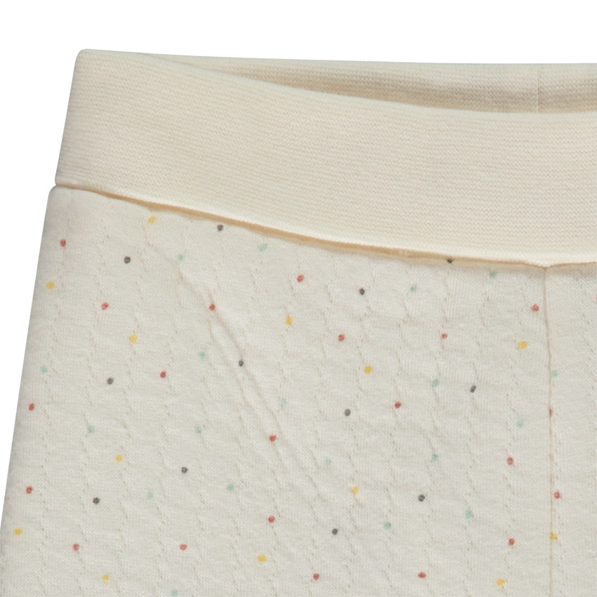 Ensemble 4 pièces imprimé pois multicolores pour bébé 