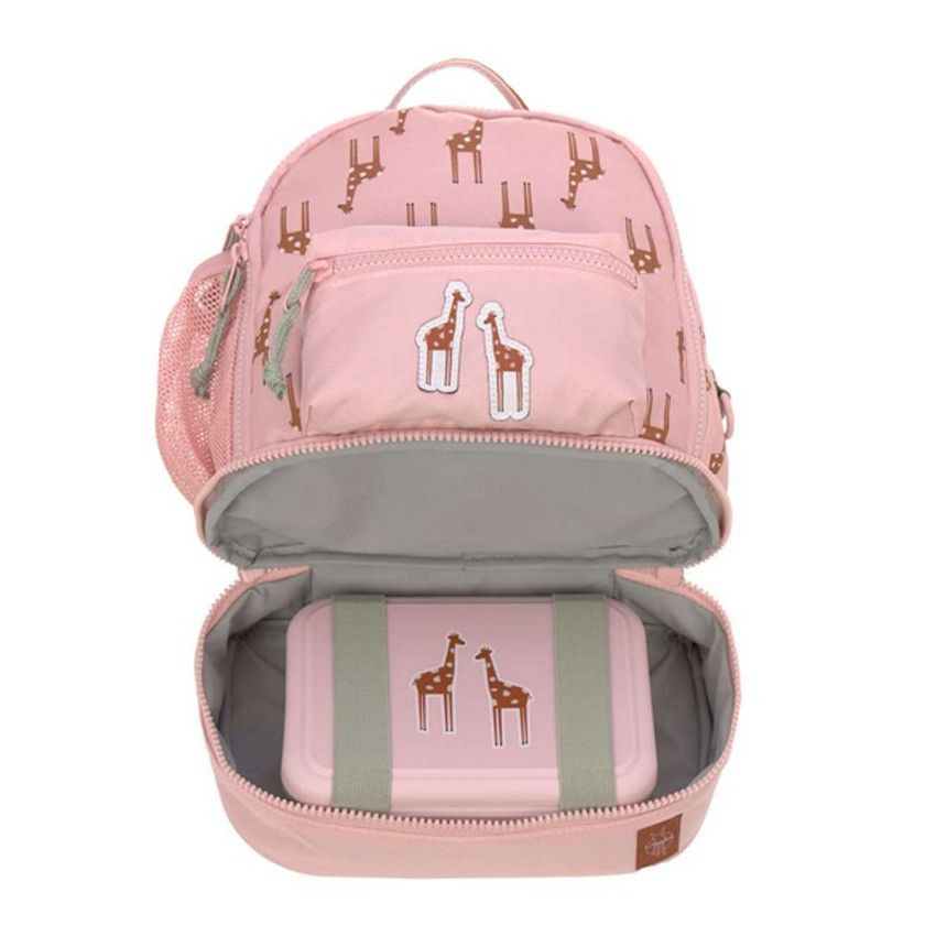 Sac à dos Mini Safari Girafe - Rose 