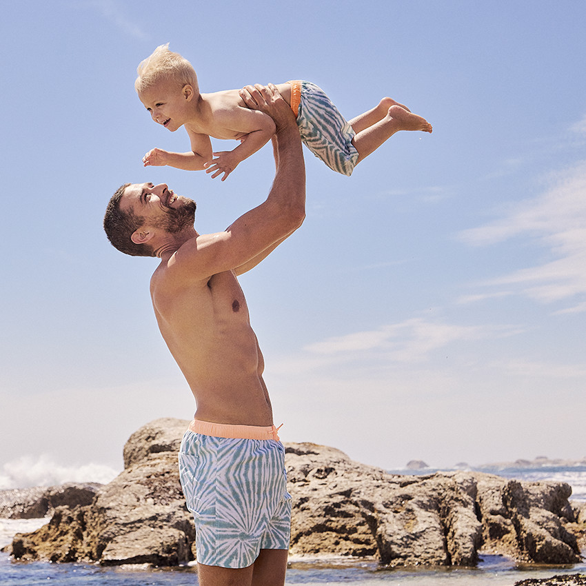 Short de bain effet tie & dye pour bébé garçon 