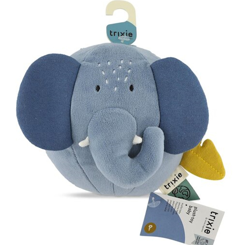 Jouet 1er age Balle sonore Mrs eléphant 