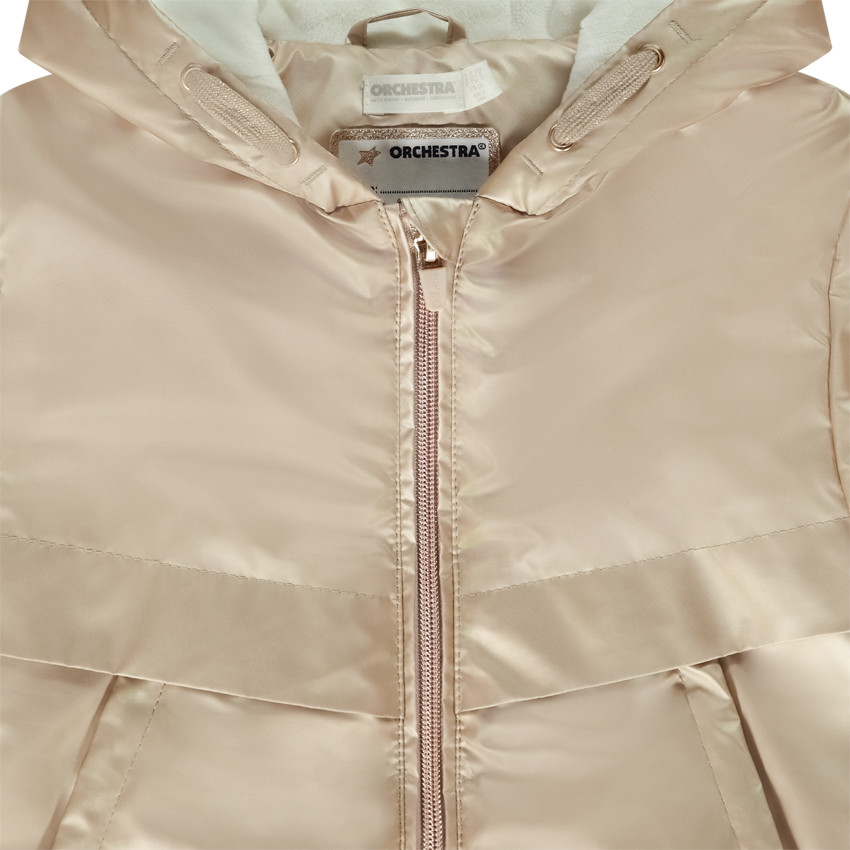 Iridescente Windjack met sherpa voering voor meisjes 