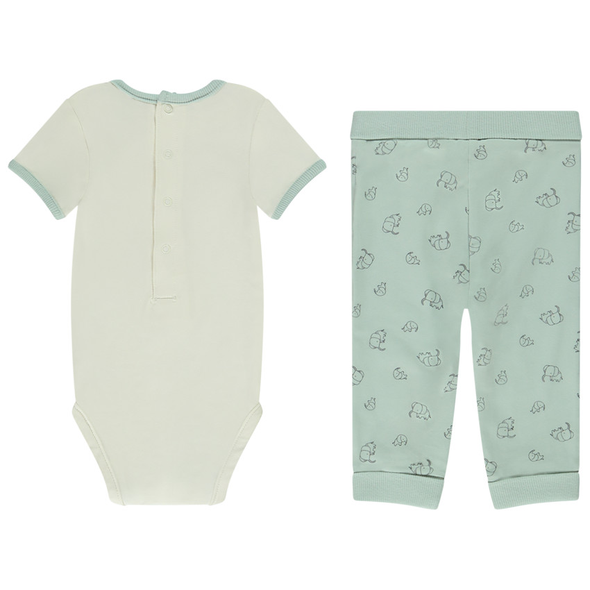 Ensemble 2 pièces avec caleçon évolutif pour bébé garçon 