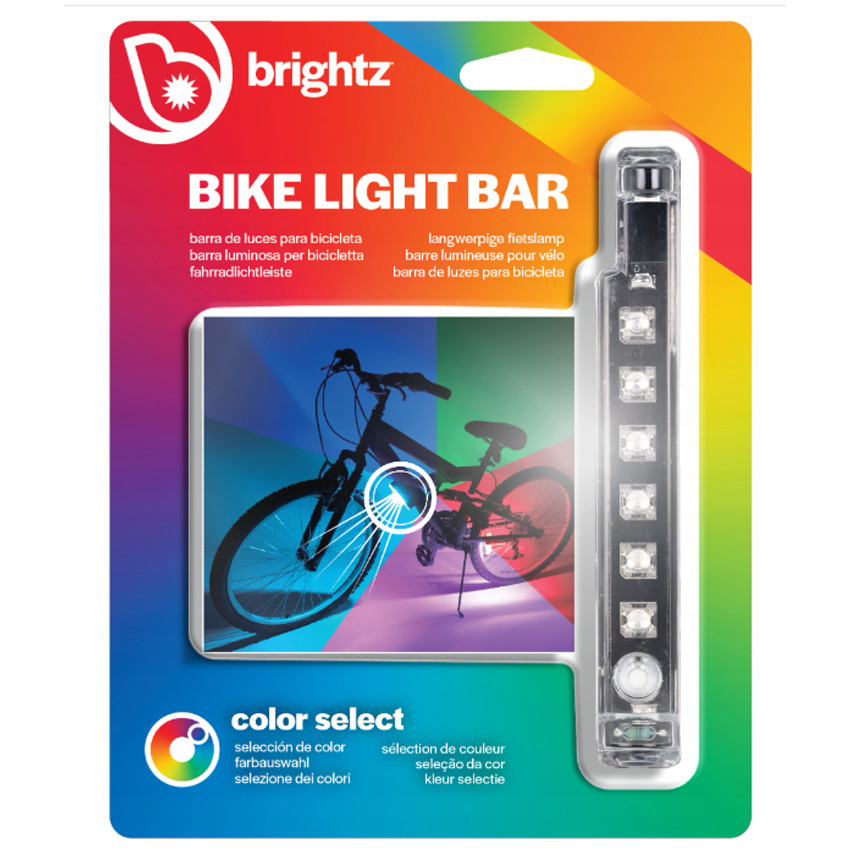 Éclairage barre cadre vélo GoBrightz Multicolore 