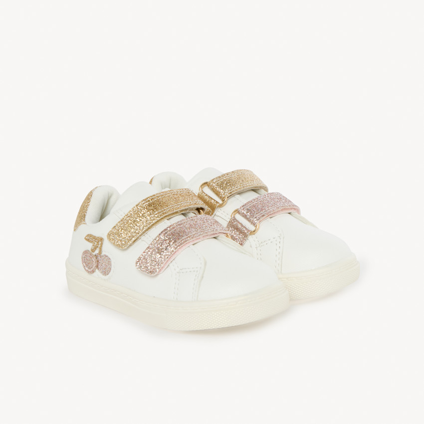 Baskets basses avec détails paillettés pour bébé fille 