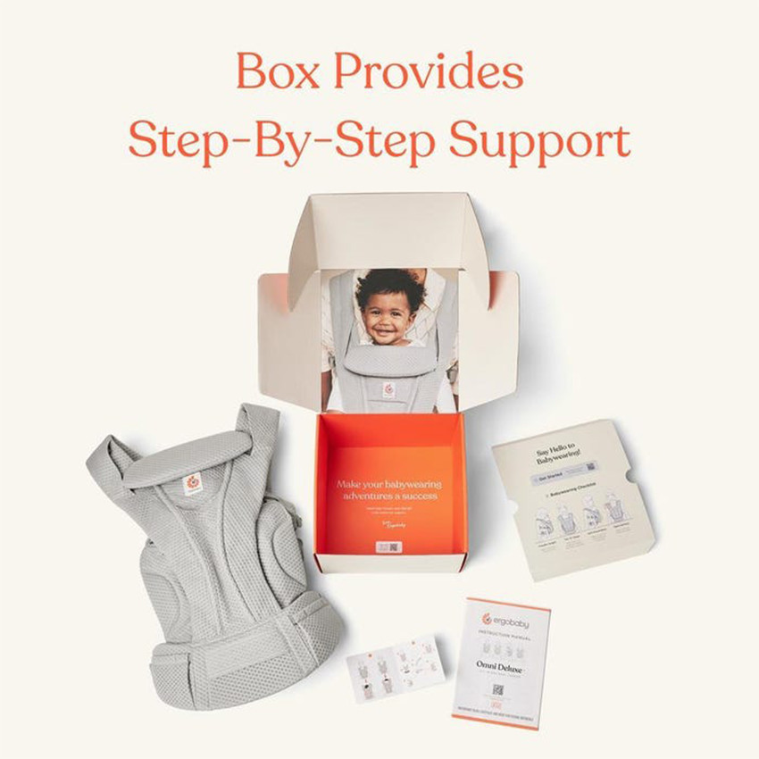 Buikdrager Omni Deluxe Mesh 4 draagmodi Graphite Grey 