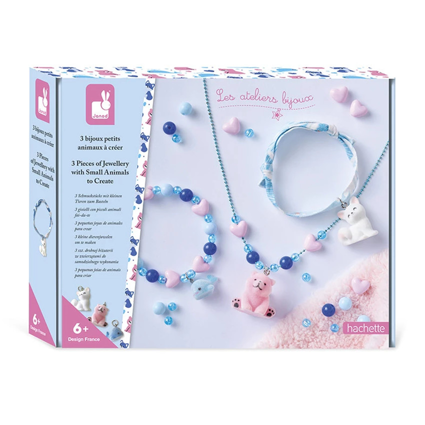 Kit de création de 3 Bijoux Petits Animaux 