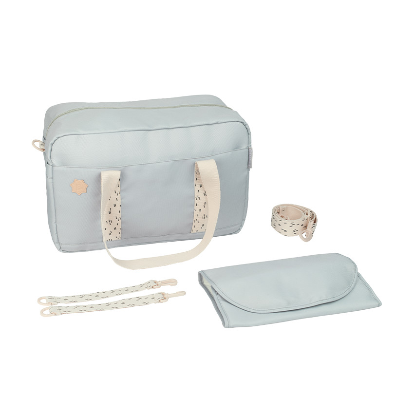 Sac à langer bowling + tapis gris 