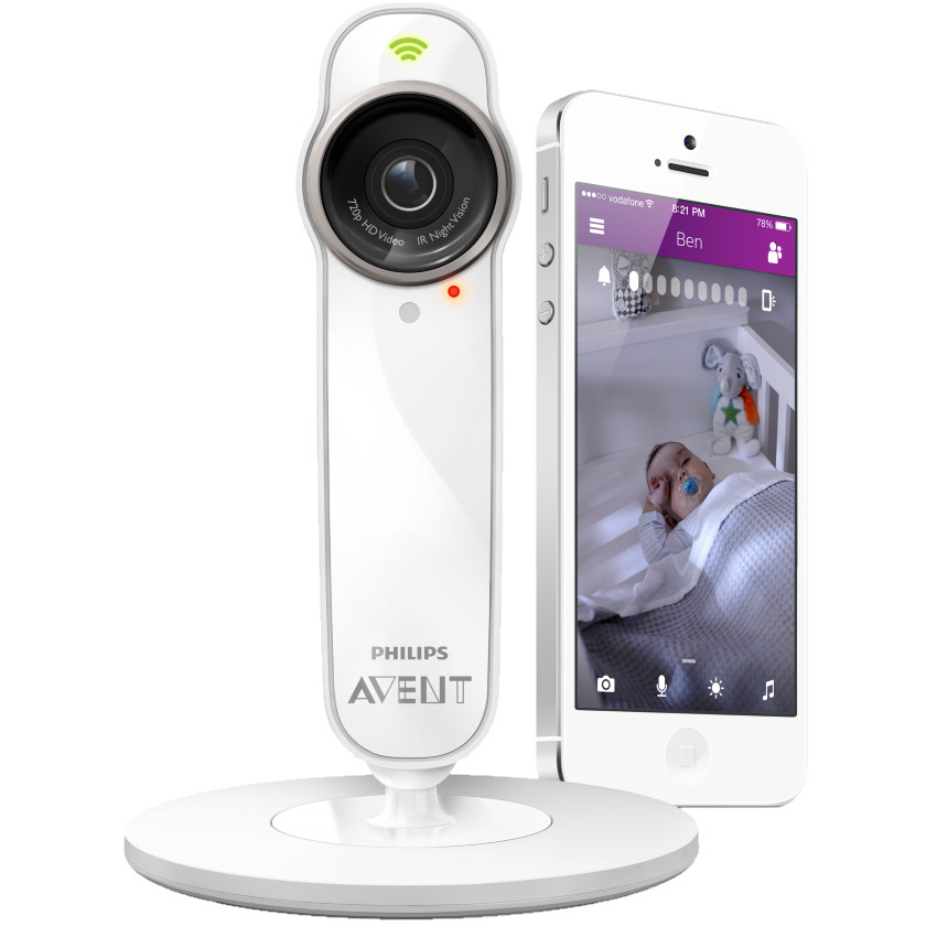 Babyfoon met camera SCD 860 - Wit 