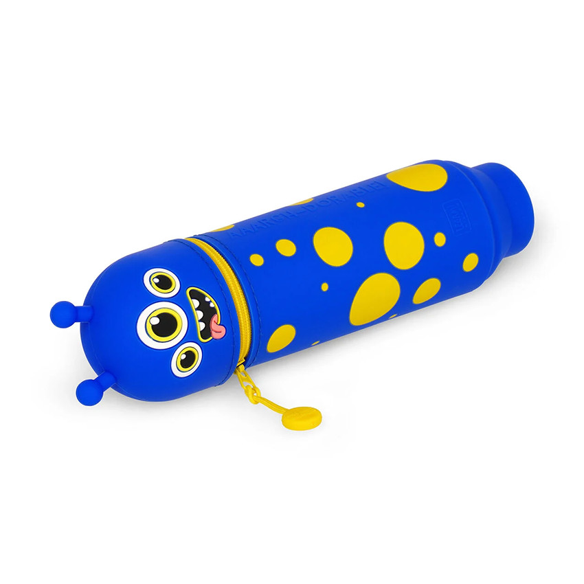 Trousse 2 en 1 en silicone Kawaii Monstre 