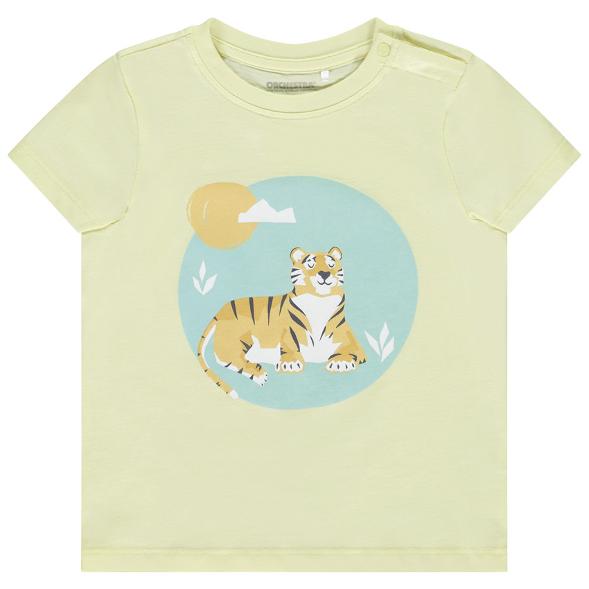 T-shirt manches courtes print fantaisie pour bébé garçon 
