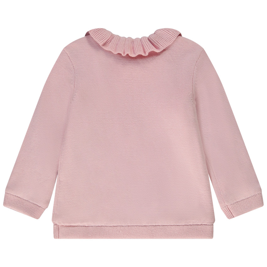 Pull en tricot avec broderie Minnie Disney pour bébé fille 