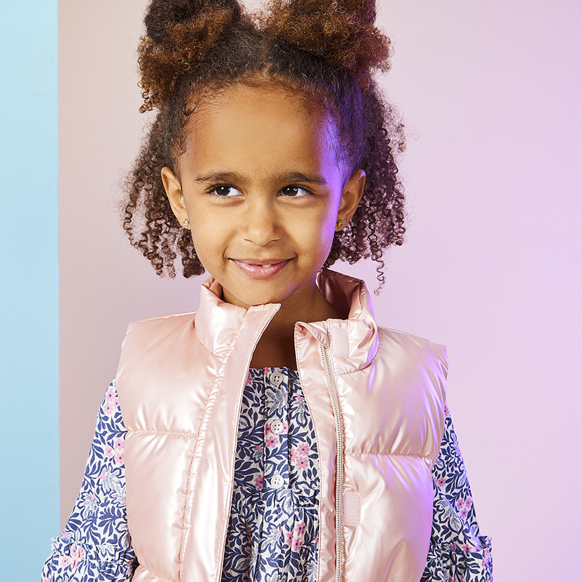 Tuniek lange mouwen met bloemen voor meisjes 