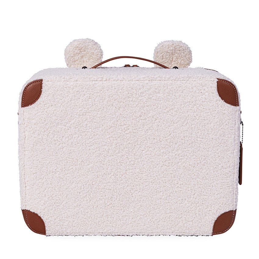 Valies kinderkoffer Mini Traveller Teddy Ecru 
