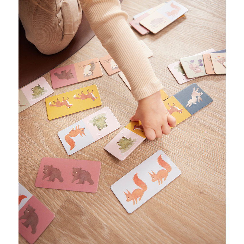 Dominospel 28stuks – Noorse dieren  