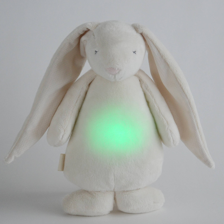 Doudou veilleuse Son & Lumière Cream 