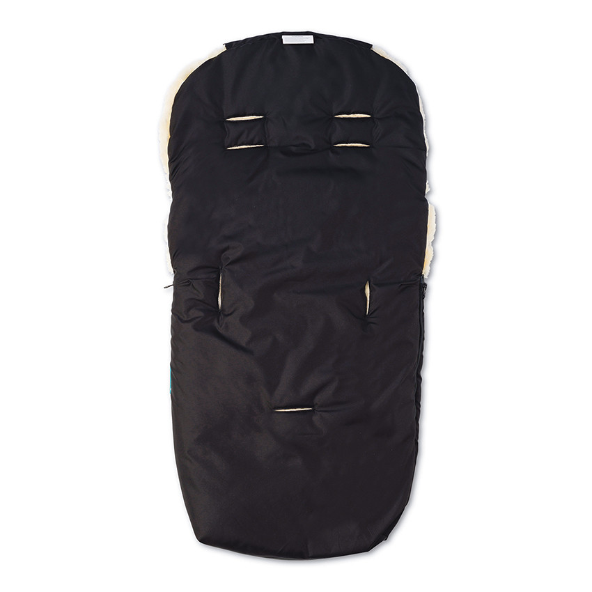 Chancelière universelle imitation mouton - Noir 