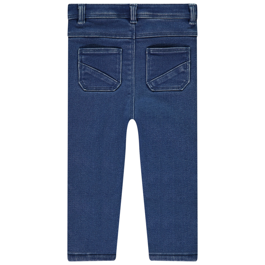 Jean avec doublure micropolaire et poche ludique pour bébé garçon 