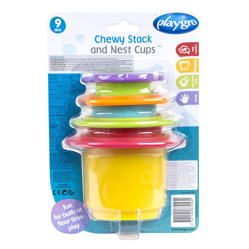 Tasses empilables à bord souple – Chewy Stack et Nest Cups 