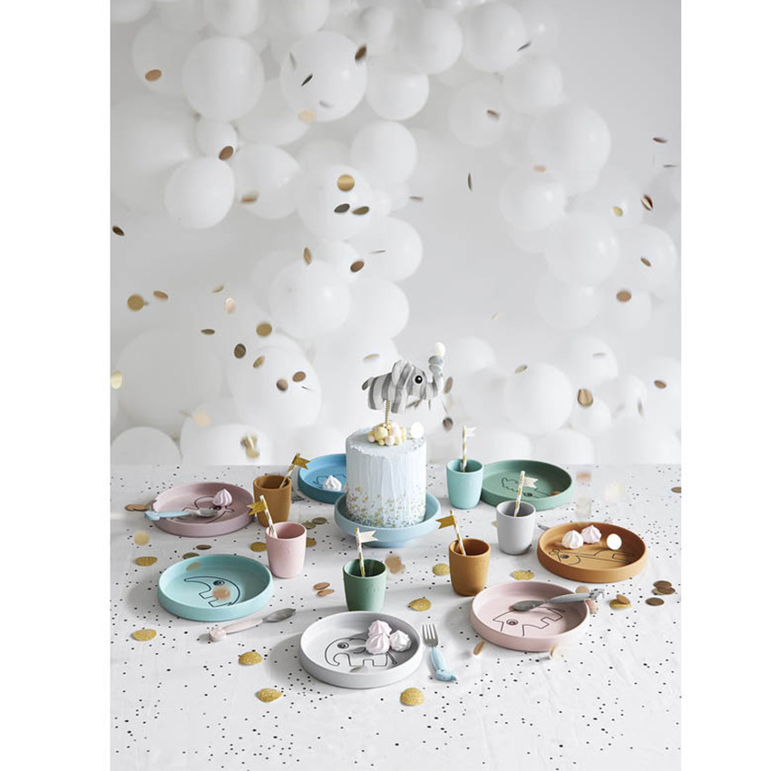 Assiette en silicone raffi - Moutarde 