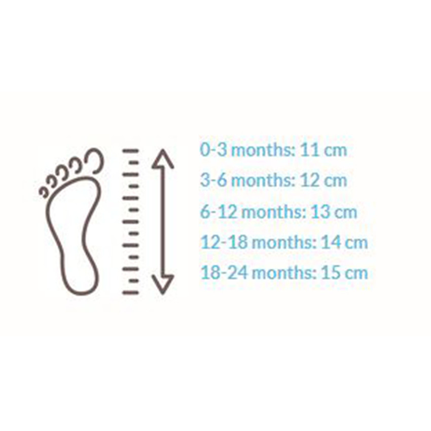 Slofjes Babysoft 12-18M leder Pearl 