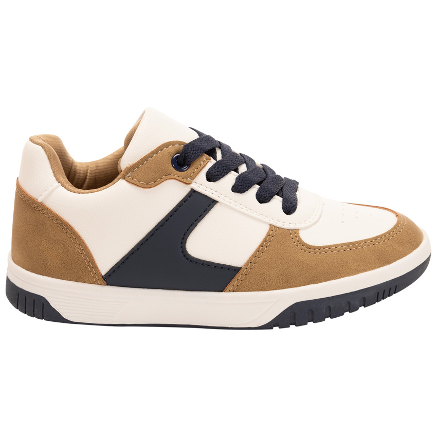 Baskets de sport basses à empiècements pour garçon 