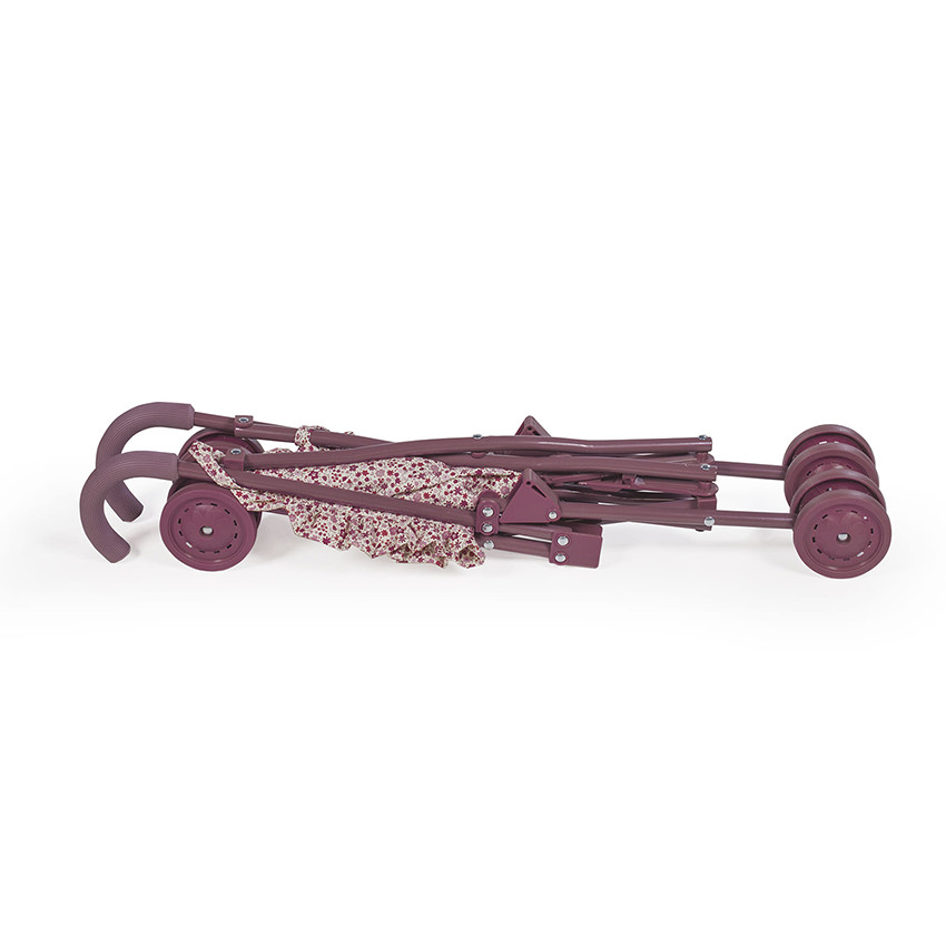 Poussette canne pour poupée Cherry Fleurs 2ans+ 