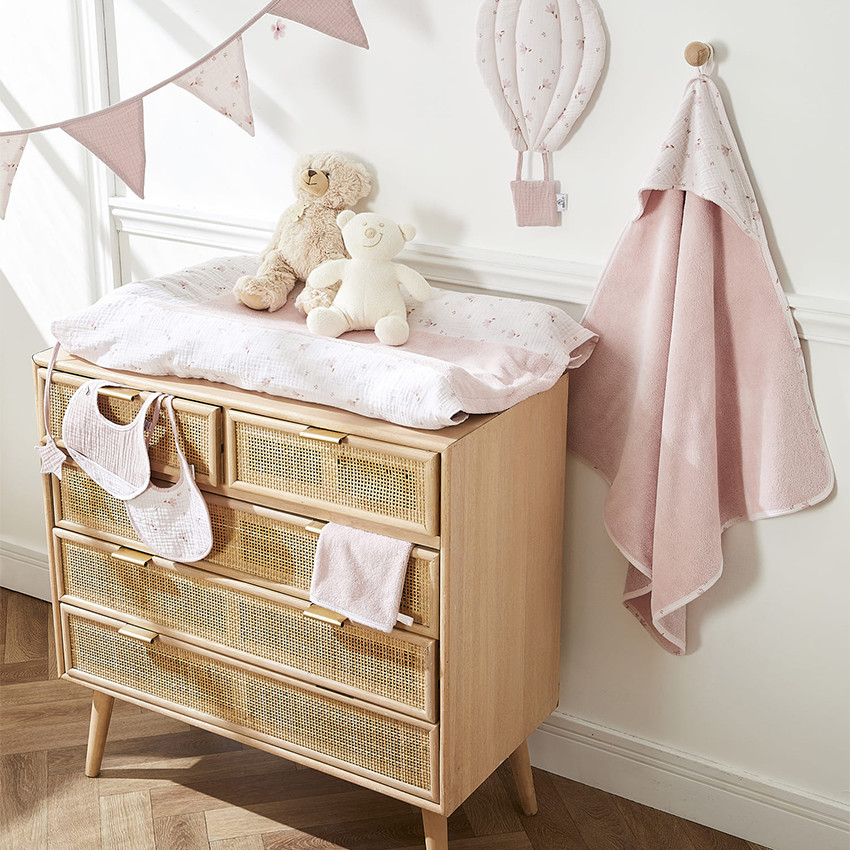 Cape de bain + gant de toilette Lovely Blossom 