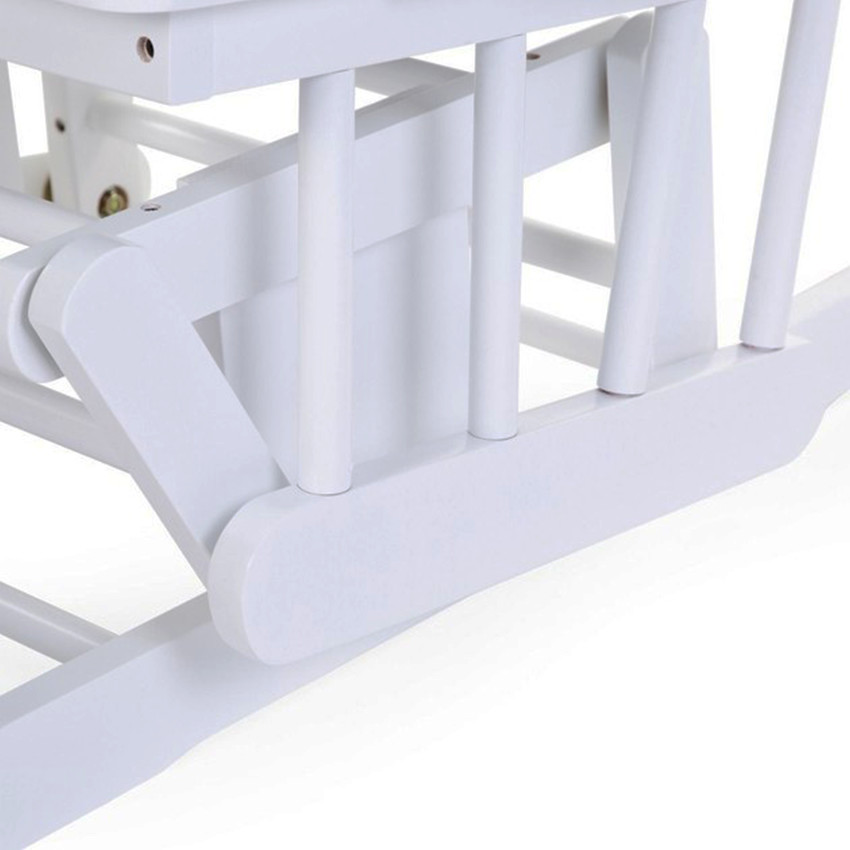 Fauteuil d'allaitement à bascule & Repose pied Gris 