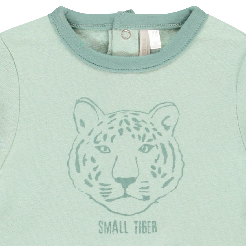 Dors-bien en jersey print tigre pour bébé garçon 