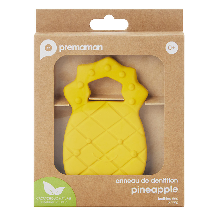 Anneau de dentition en caoutchouc Pineapple 