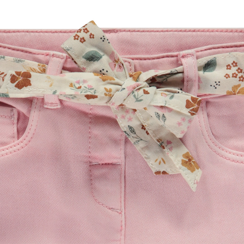 Jeans met sjaalceintuur voor meisjes 