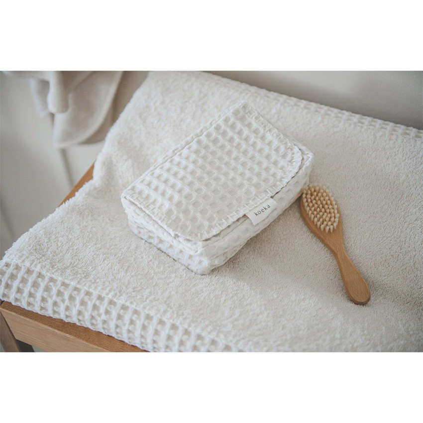 Housse de lingettes humides Gaufré Anwerp Natural 