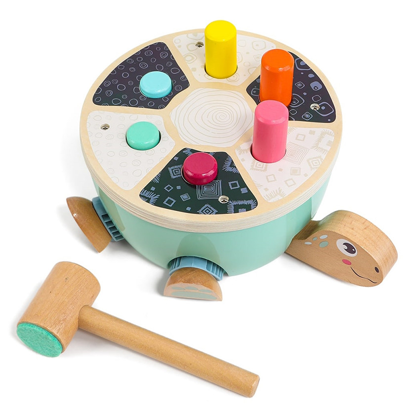 Jeu de Tape-Tape Tortue avec marteau 18m+ 