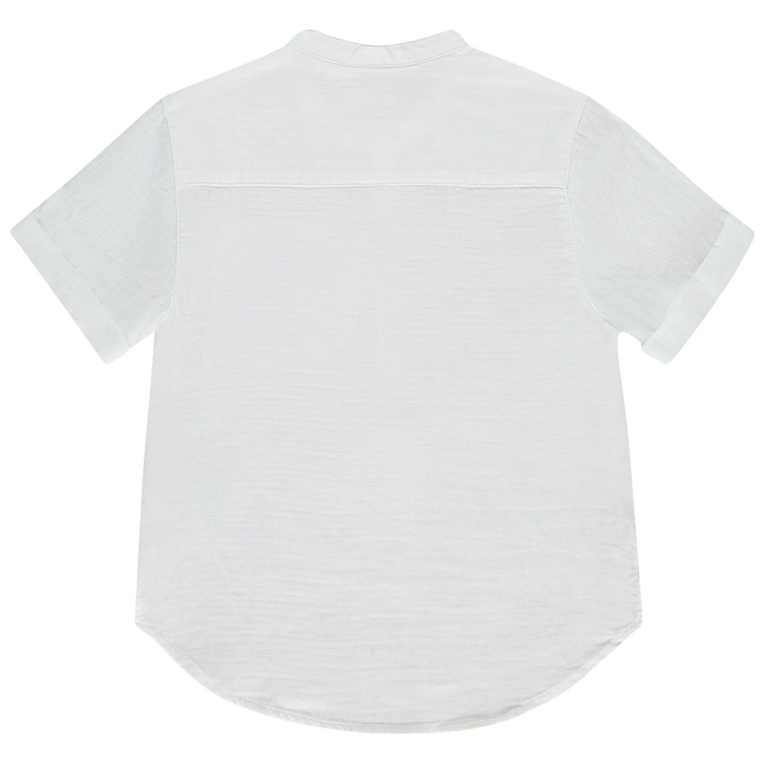 Tuniek met korte mouwen van katoenen gaas voor jongen 