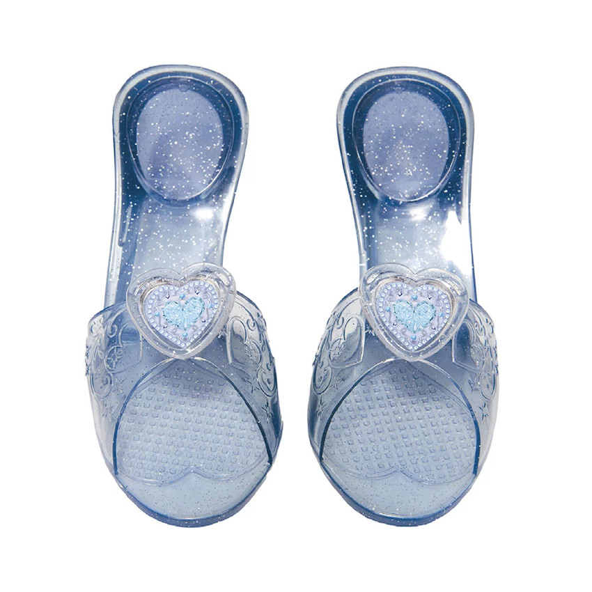 Paire de chaussures de princesse pailletées bleu 