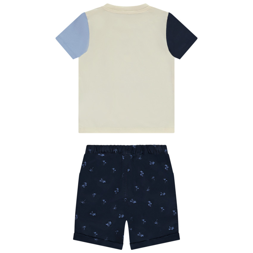 Ensemble 2 pièces effet color block pour bébé garçon 