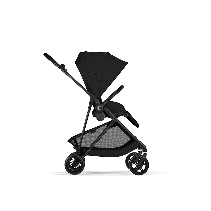 Poussette compacte ultralégère Melio 2026 - carbon/magic black 