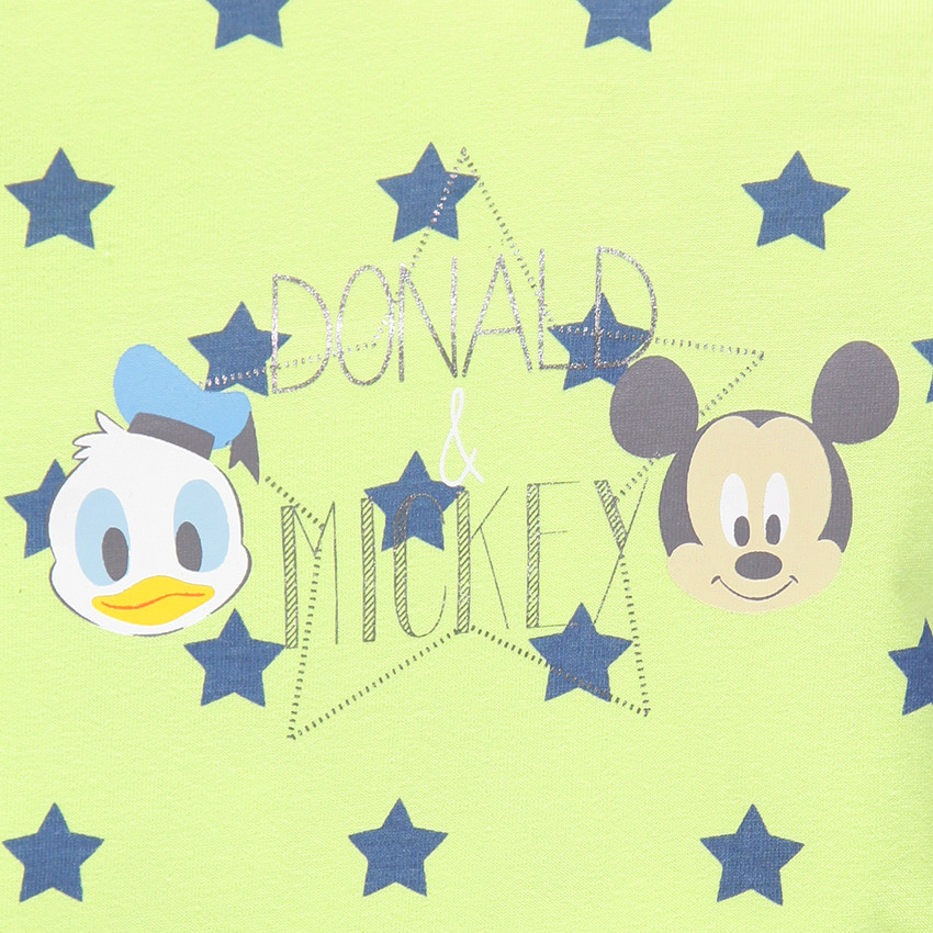 Dors-bien en jersey Disney avec Mickey et Donald printés 