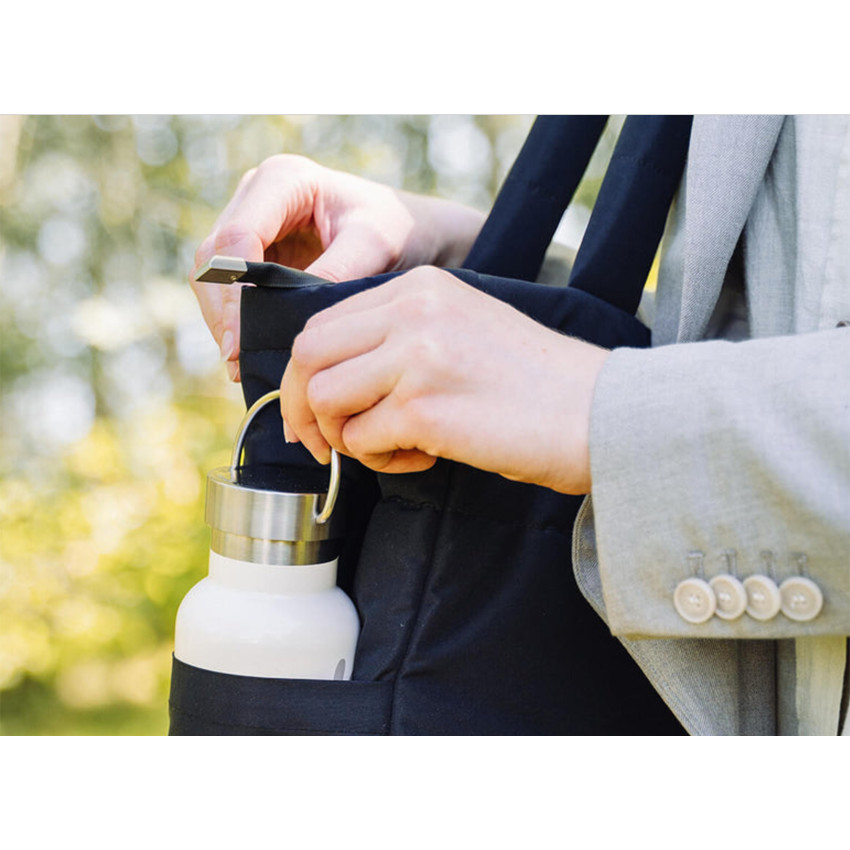 Sac à langer fourre-tout matelassé Noir 