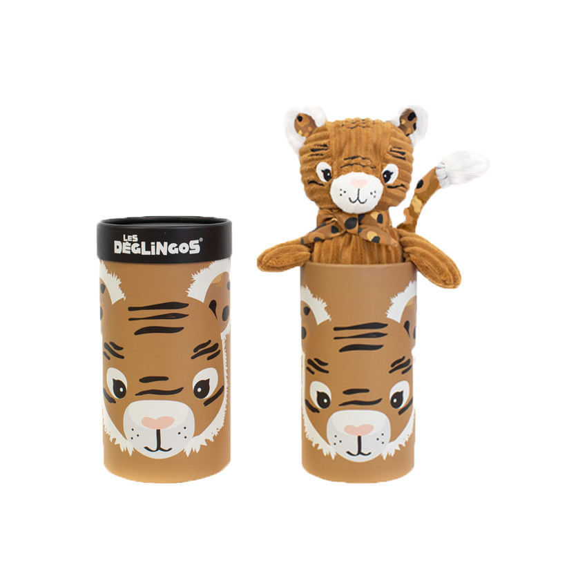 Grande peluche Simply - Spéculos le Tigre en boîte 
