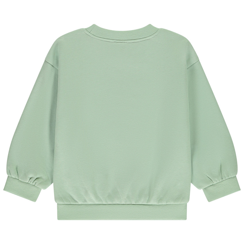 Oversize sweatshirt met reliëfprint voor baby jongen 