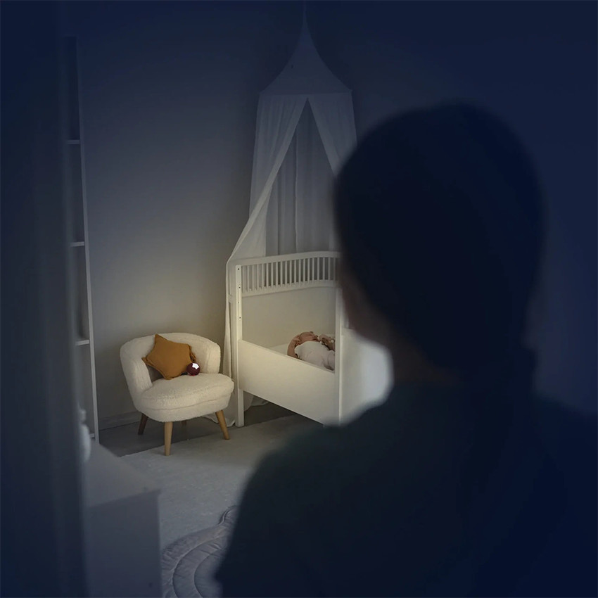 Nachtlampje Little Moon oplaadbaar Beige 