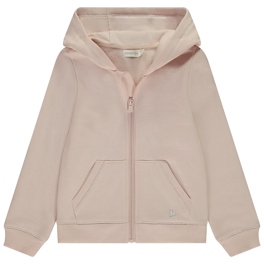 Vest met capuchon van fleece voor meisjes 