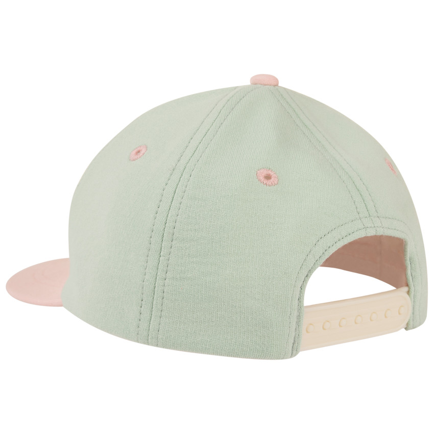 Casquette effet colorblock avec écriture brodée pour fille  